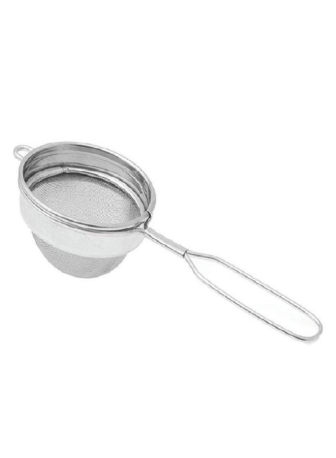 First Front Stainless Steel Kitchen Combo Set of Potato Vegetables Pav Bhaji Masher, Soup Strainer & Double Mesh Tea Strainer - Image 2